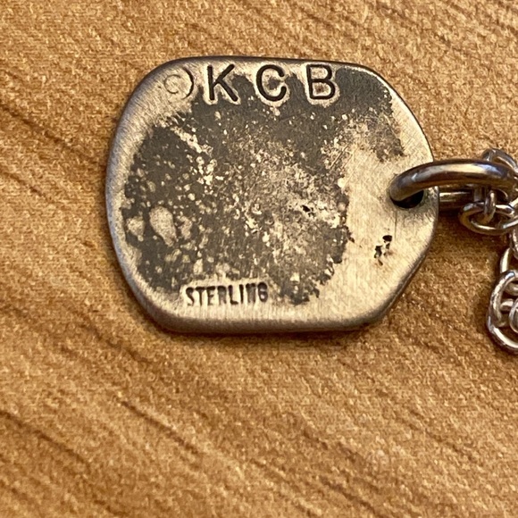 Green black and clear tourmaline necklace on a 925 sterling silver chain - Picture 11 of 11